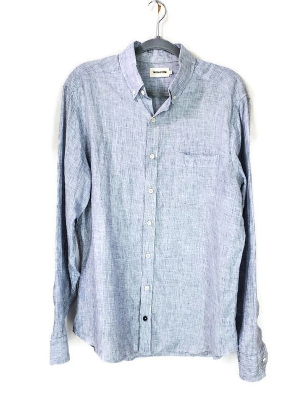 Taylor Stitch The Jack Button Down Linen Shirt Size 42/Large